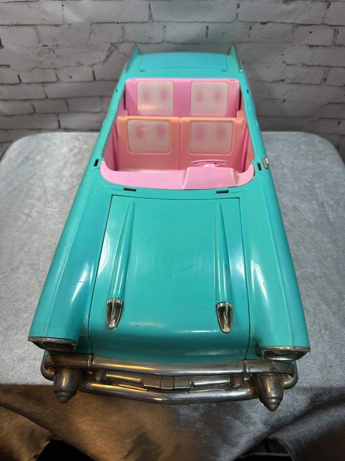 Vintage Barbie 57 Chevy Bel Air Convertible Mattel 1988 W/ Xtra Parts VTY