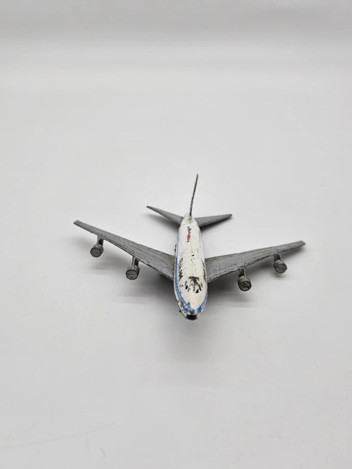 VINTAGE PAN AM BOEING 747 SP DIECAST METAL TOY PLANE AIRCRAFT HONG KONG