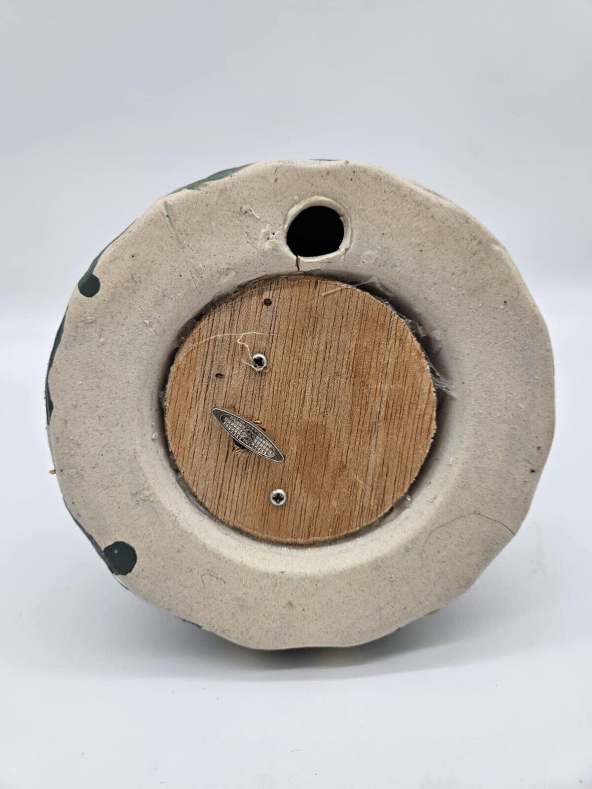 Music Box Victorian Santa Claus Cream Outfit Swan Figurine Porcelain