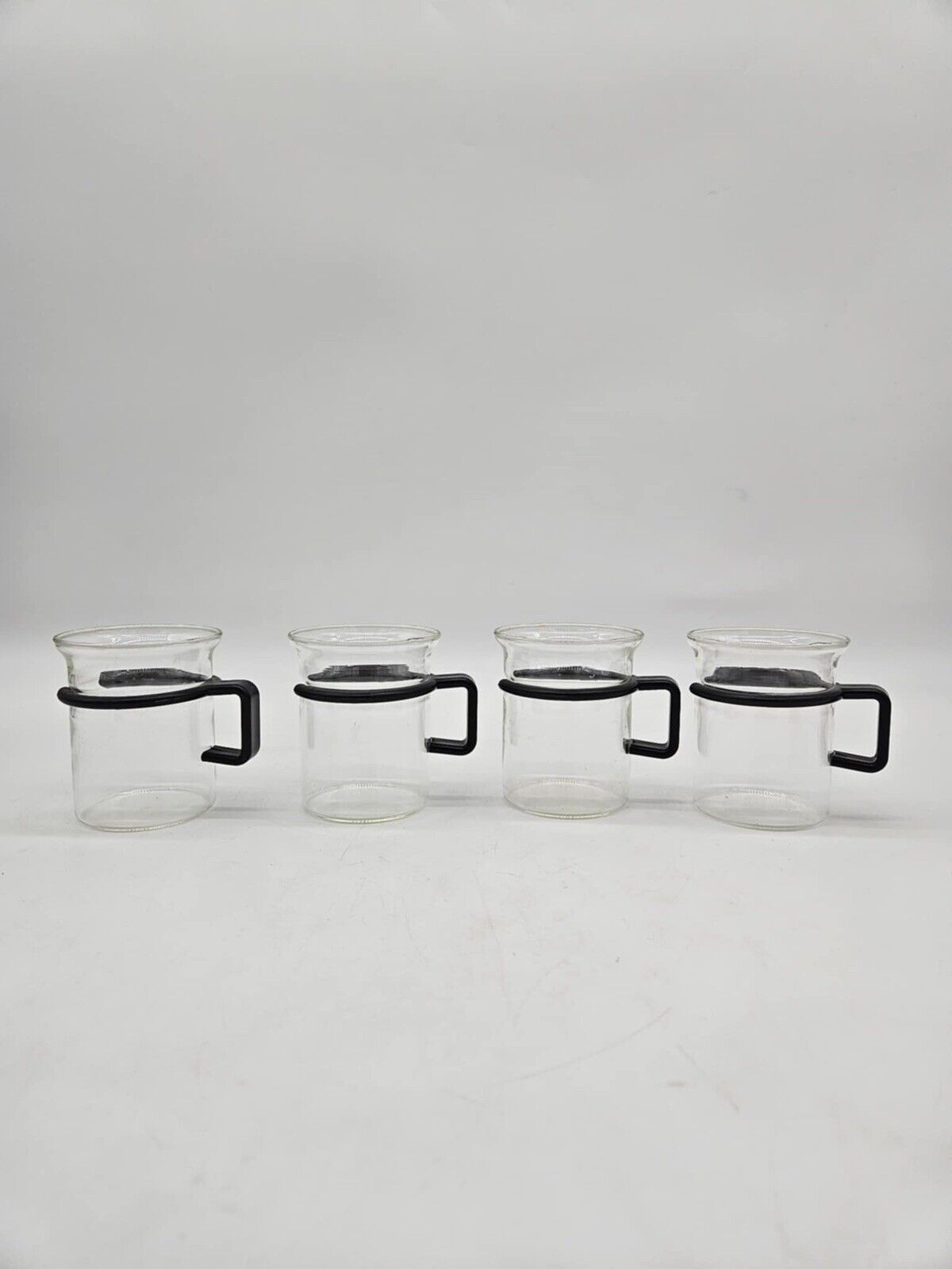 6 Vintage Bodum 6oz. Espresso Coffee Tea Cups Mugs Picard Star Trek