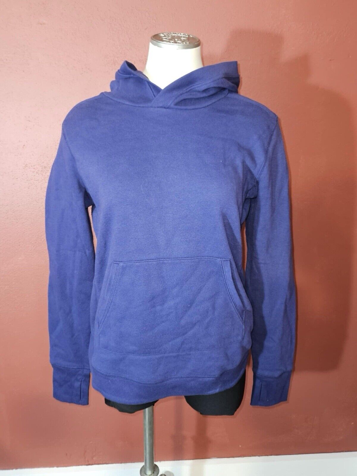 Deep Purple Tek Gear Womens Ultrasoft Fleece Hoodie Size Medium - WCLTH
