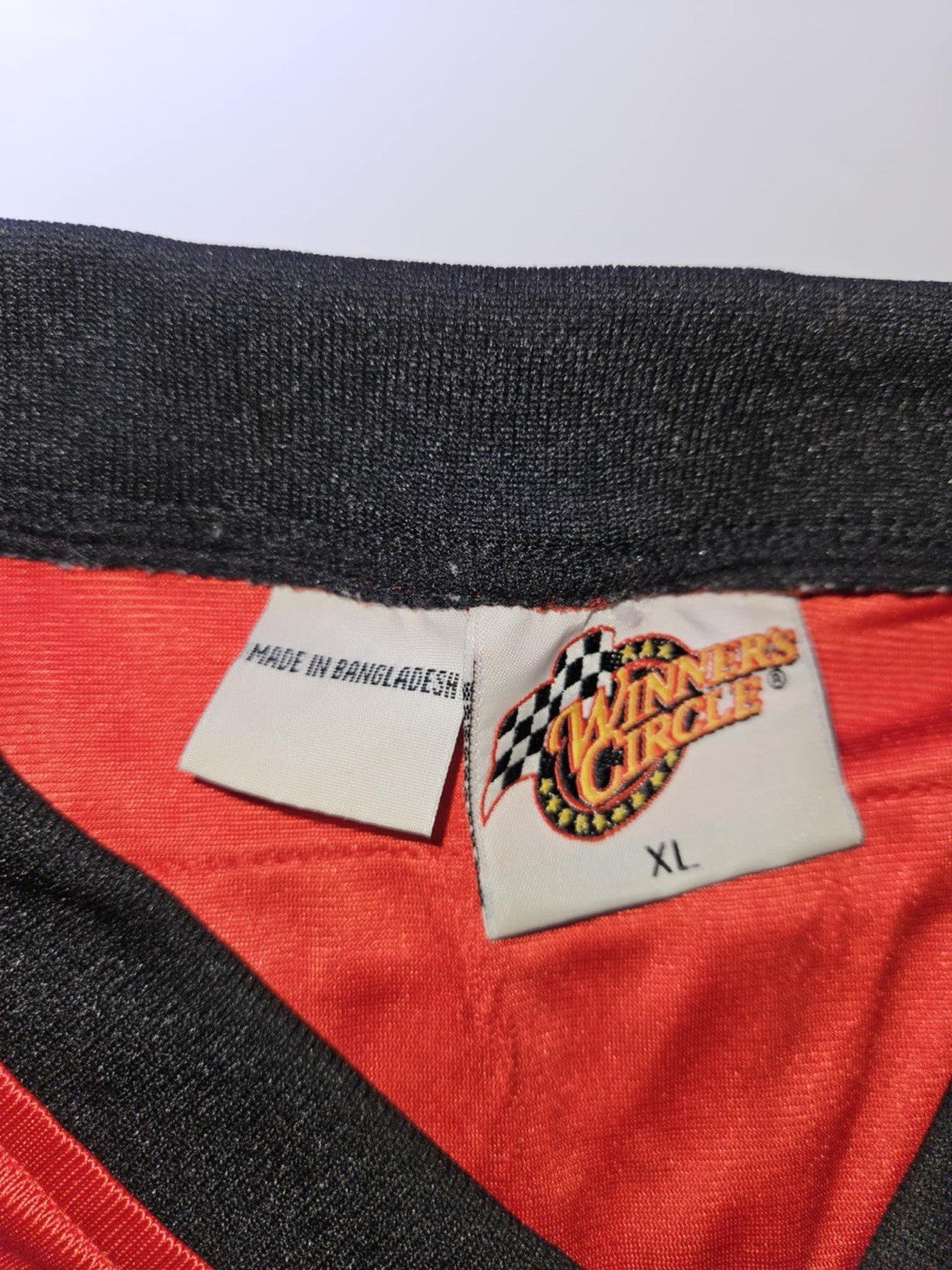 Vintage Nascar Dale Earnhardt Jersey Black Red Winners Circle #3 Size XL