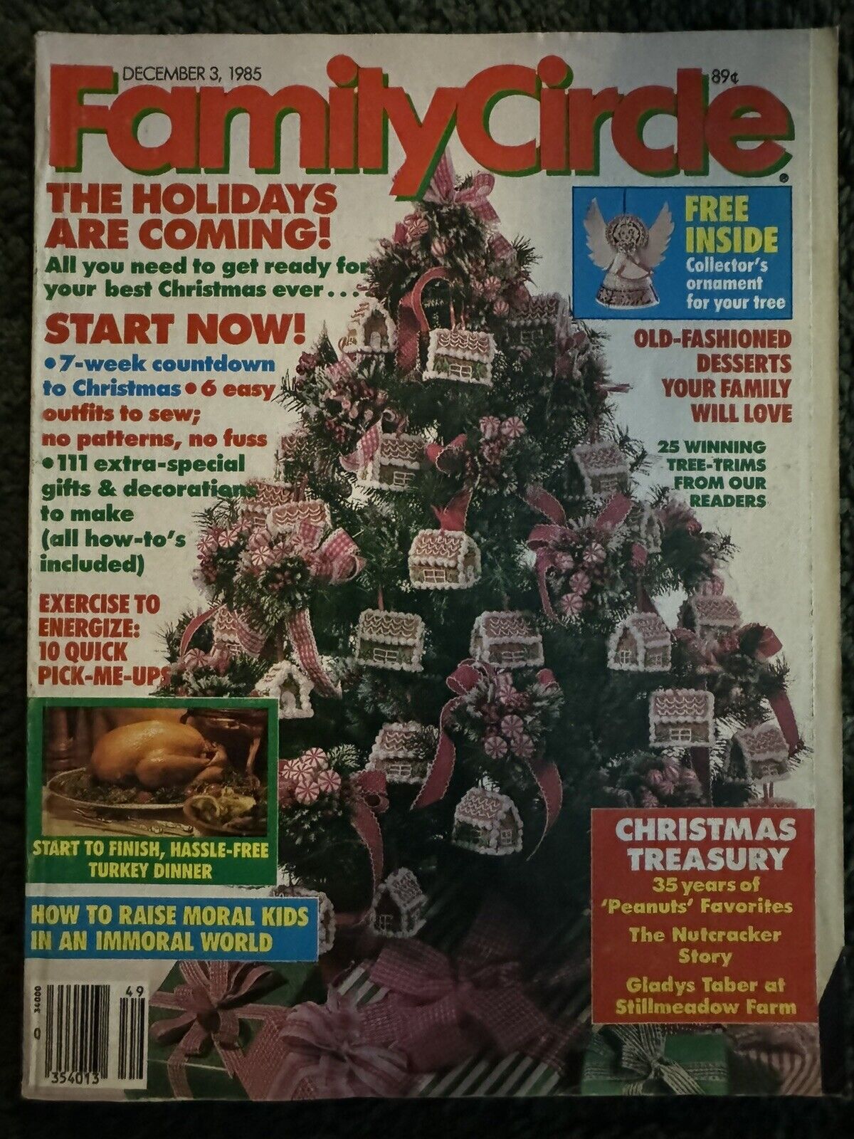 Family Circle magazine lot - Early 1980's lot of 9 - Vintage Back Issue