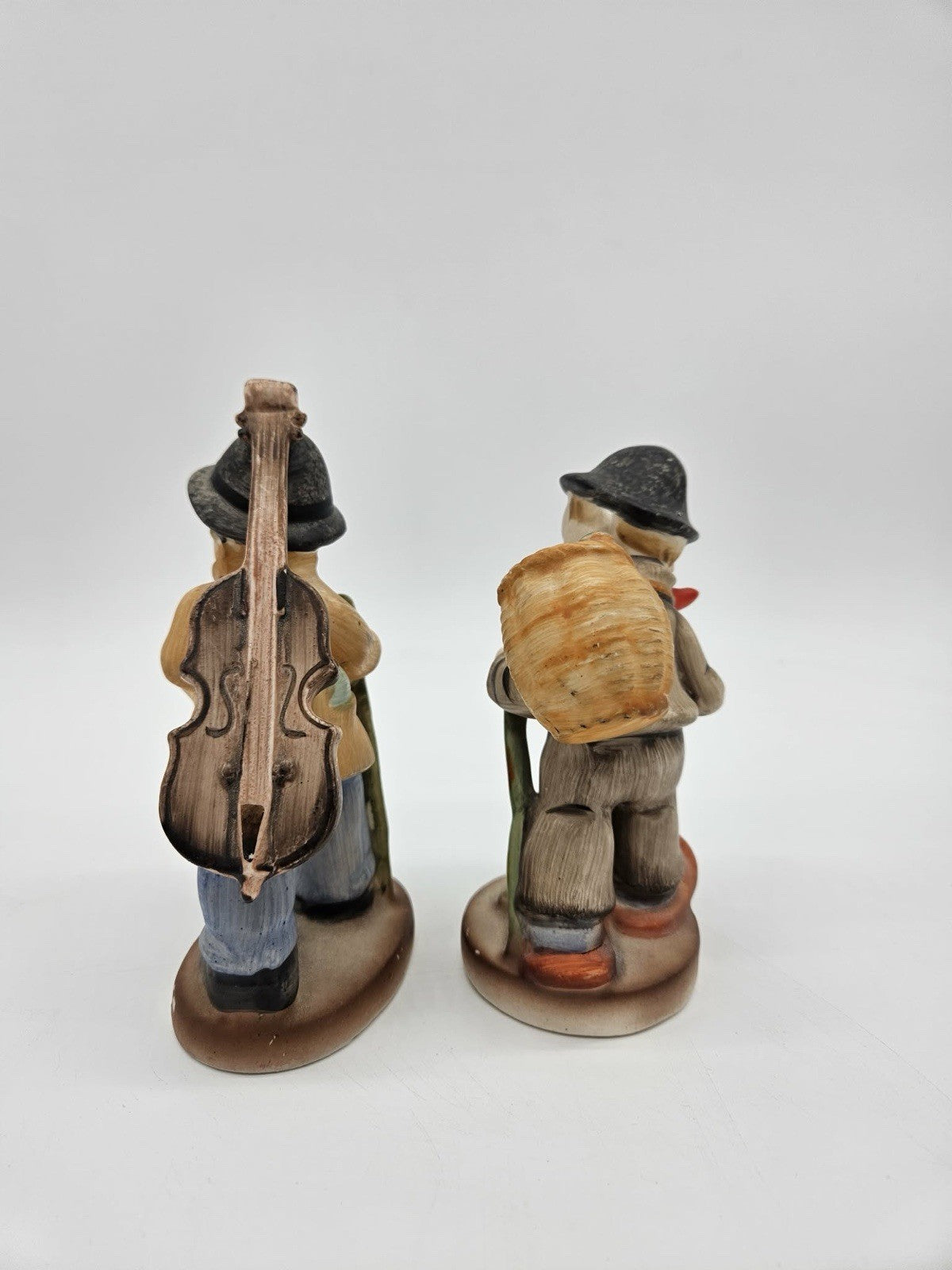 Vintage Victoria Ceramics Japan Boy Hiker Figurines Set of 2