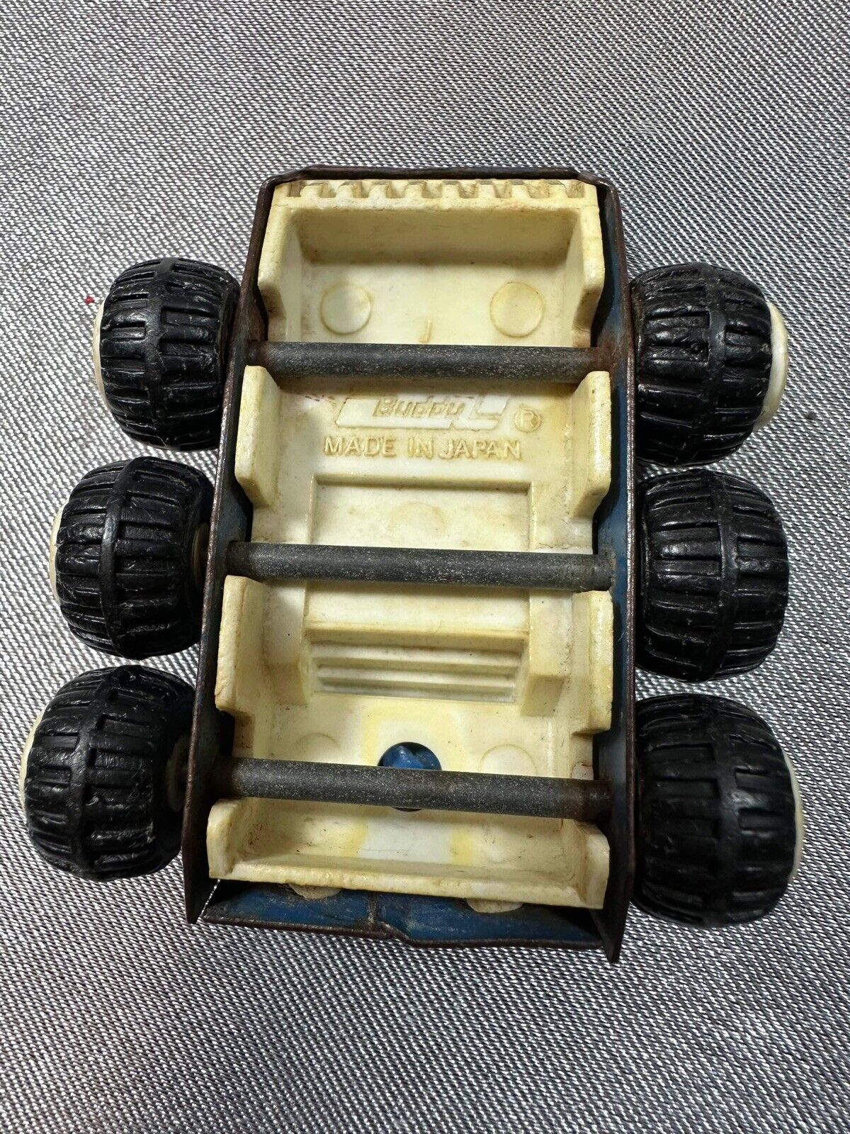 Vintage Japan Buddy L 6 Wheel Dune Buggy Pressed Steel Toy Car Metal VTY 003