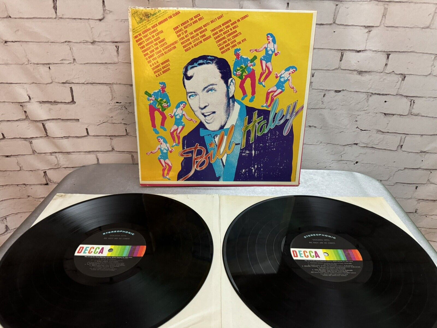Bill Haley & His Comets, Golden HIts, MCA Records MCA-2-4010, 2 LPs, Rock & Roll