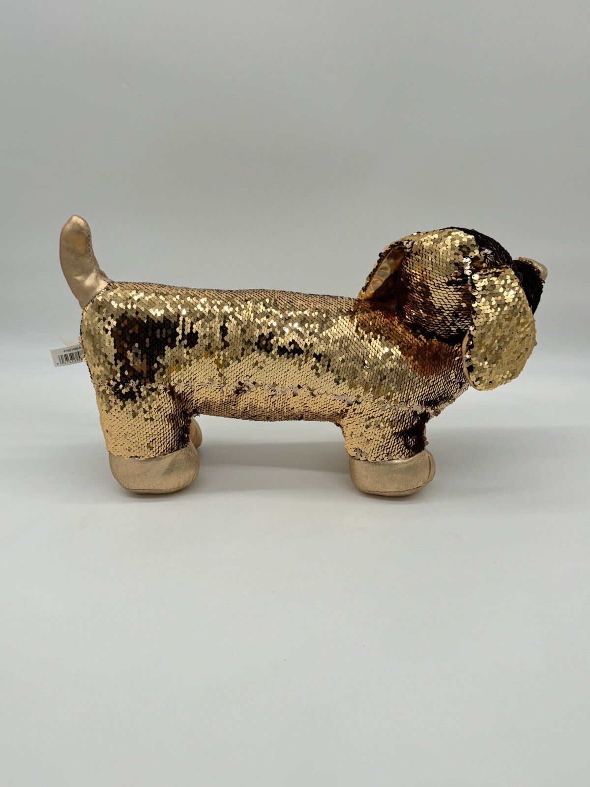 Dan Dee Plush Dachshund Wiener Dog Gold Sequins Bling - 21”