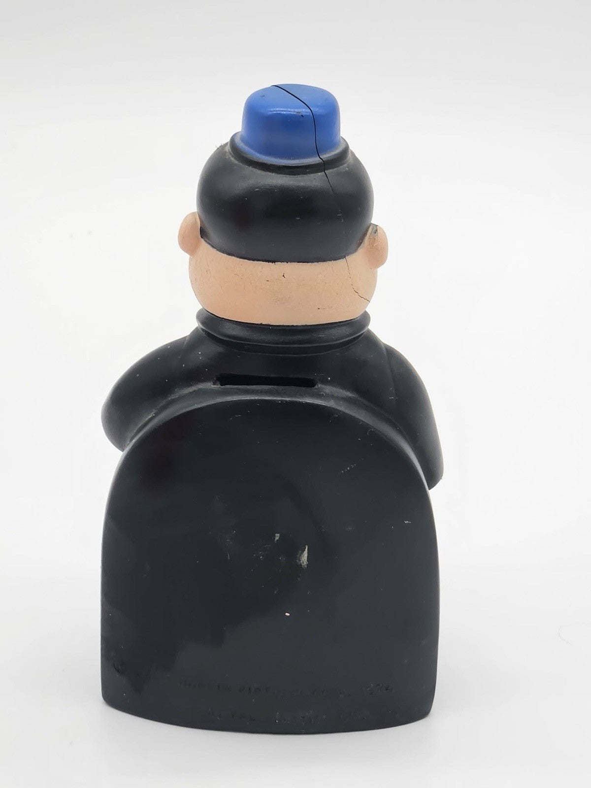 Laurel & Hardy Piggy Bank - Play Pal Plastics - Coin Money Bank 1974 Vintage