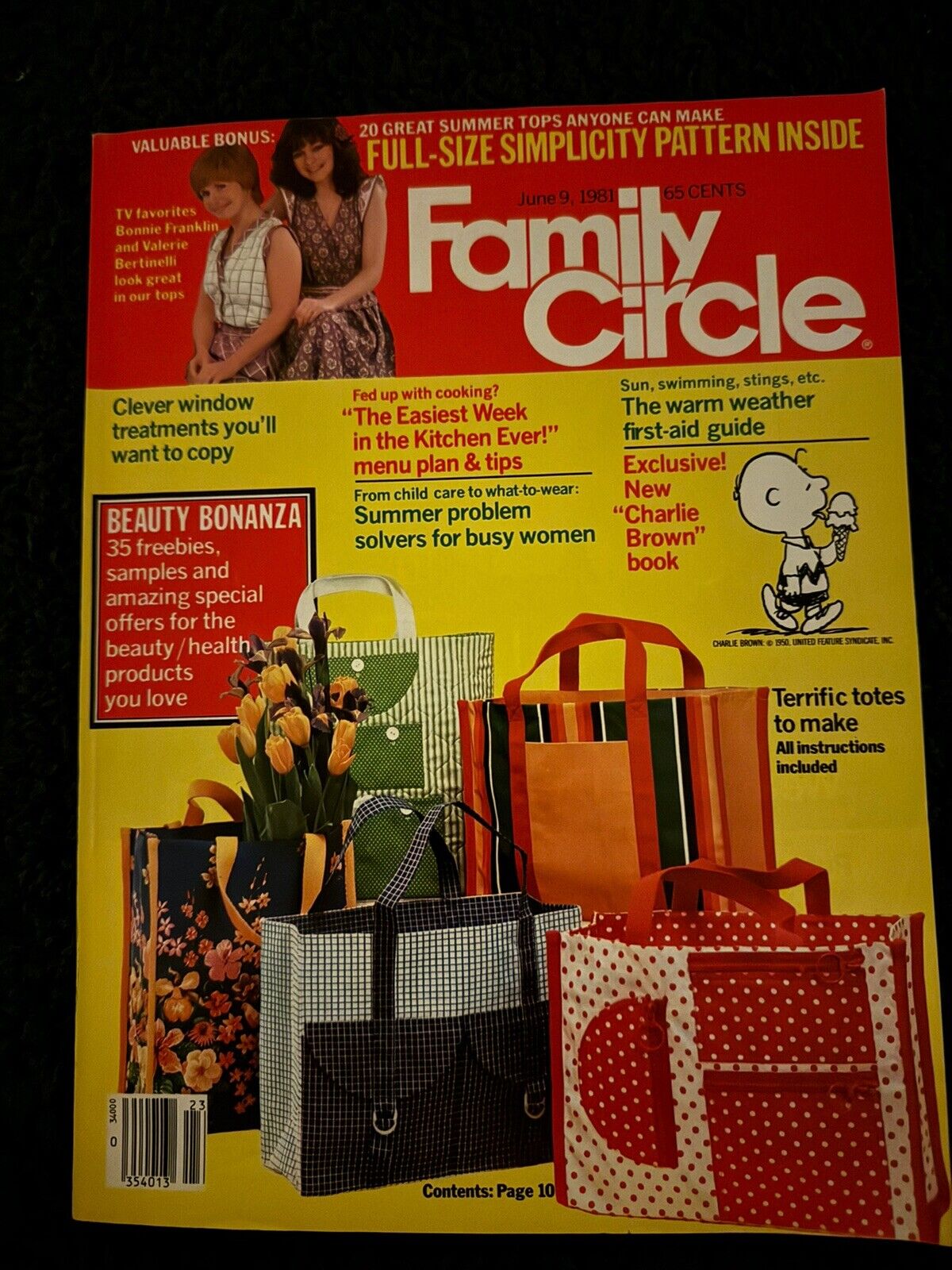 Family Circle magazine lot - Early 1980's lot of 5 - Vintage Back Issue