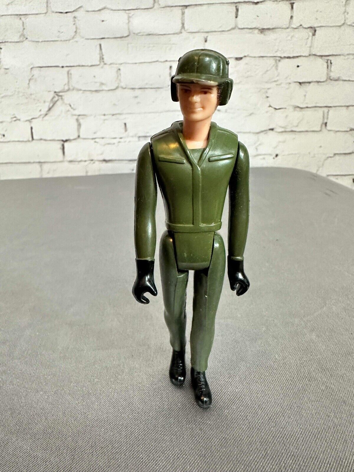 1980's Vintage GAY TOY INC. US Army J eep #650 Plastic 9" Length W/ Driver VTY