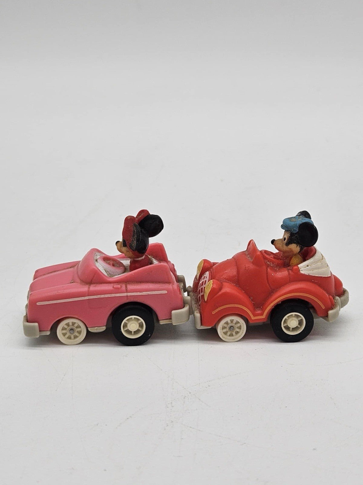 1988 Lot of 2 Mickey's Birthday Land Pull Back Happy Meal Disney McDonalds 1988