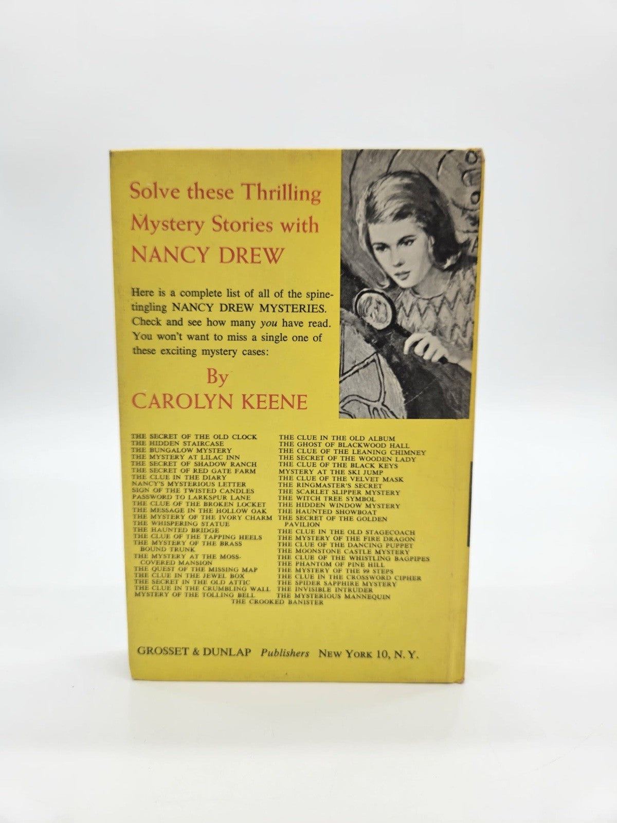 Nancy Drew #25 The Ghost of Blackwood Hall Carolyn Keene HC 1967 Grosset Dunlap