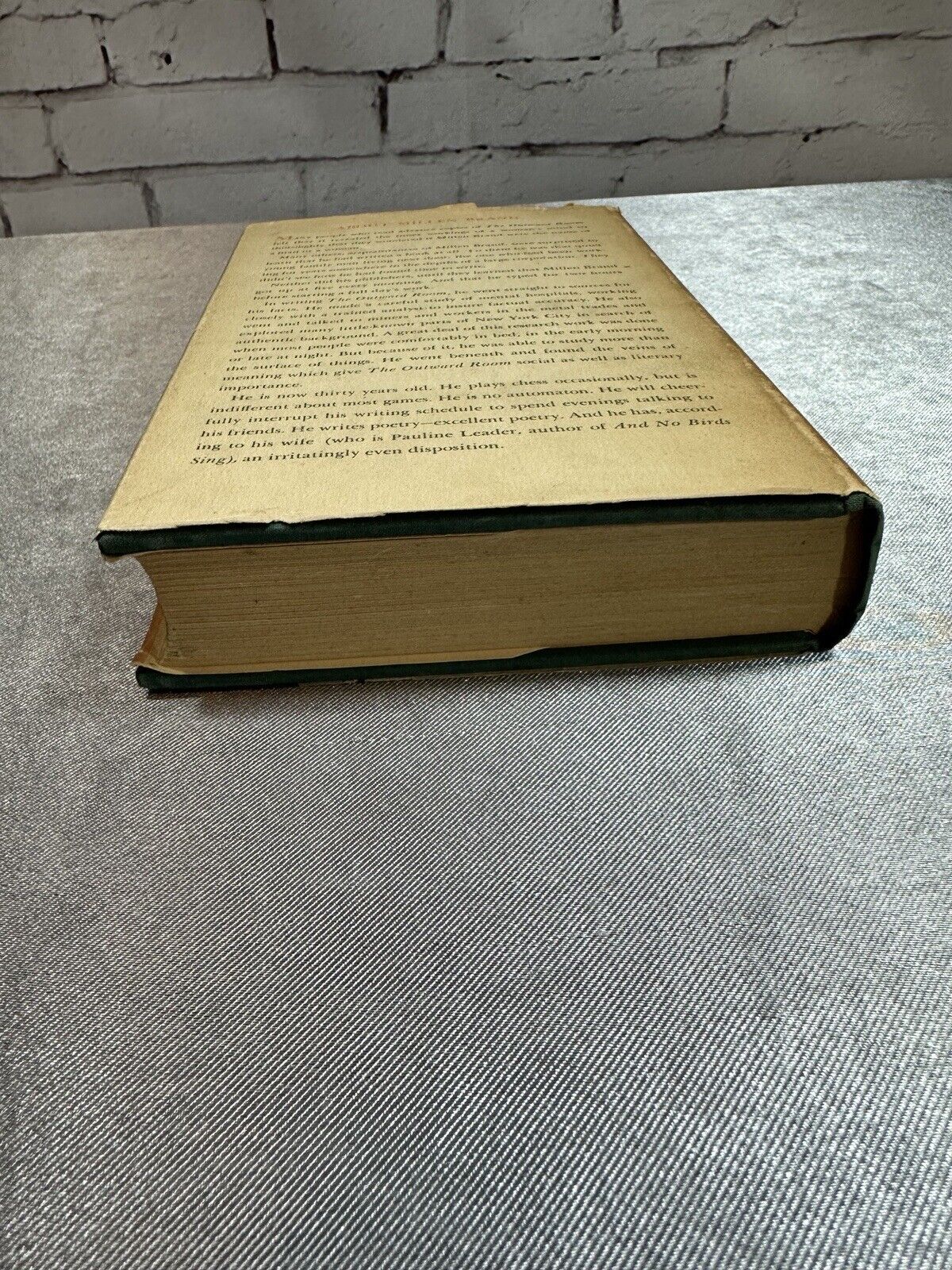 1937 The Outward Room by Millen Brand VBKS