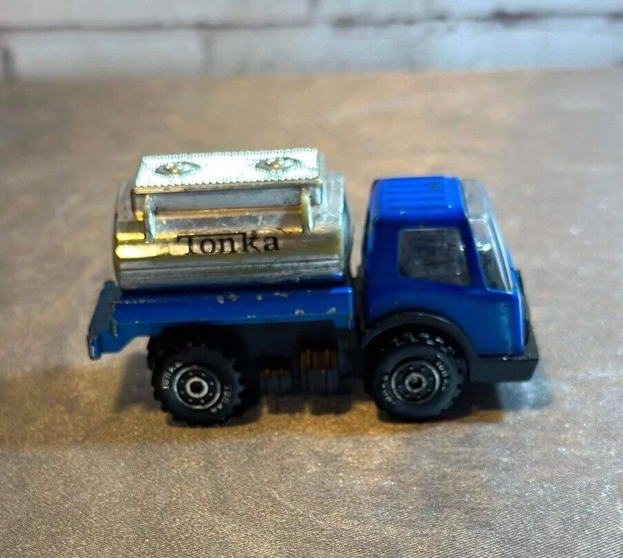 A40 TONKA TINPLATE BLECH TRUCK TANKER TANK BLUE CHROME EXCELLENT CONDITION VTY
