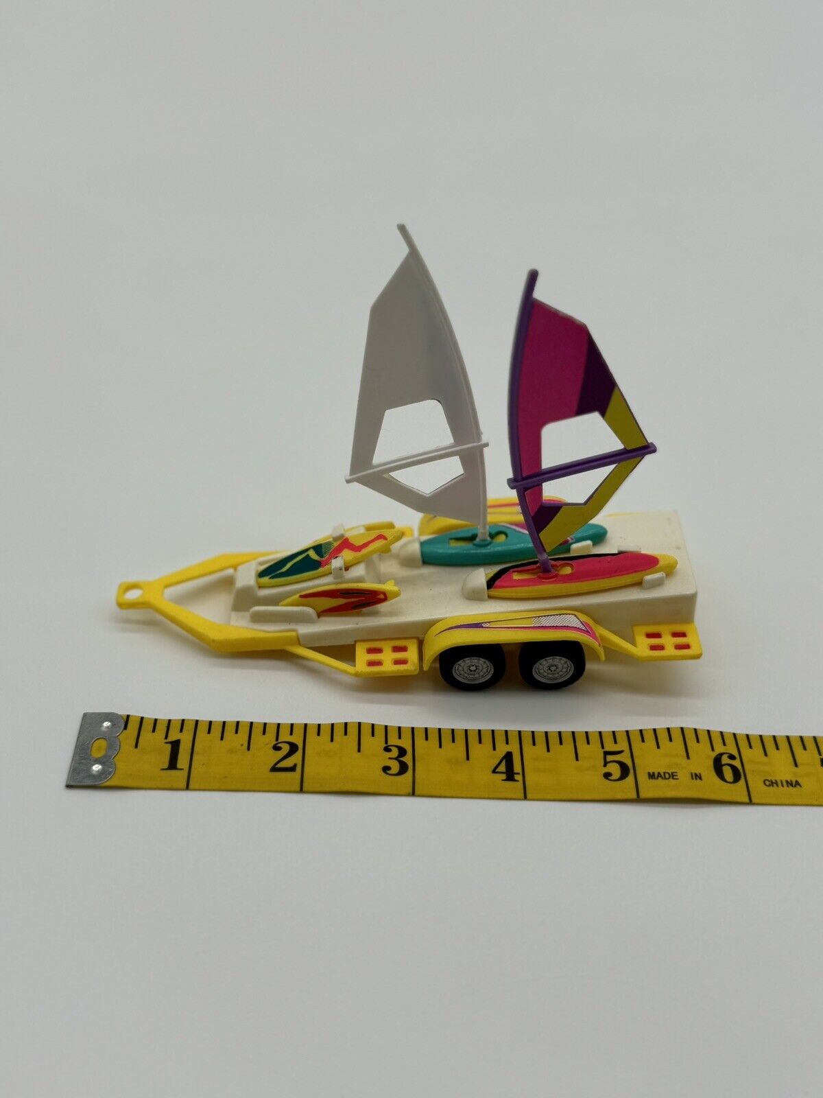 RARE FIND! Vintage 1980s Surfboard & Wind Board Toy Trailer VTY