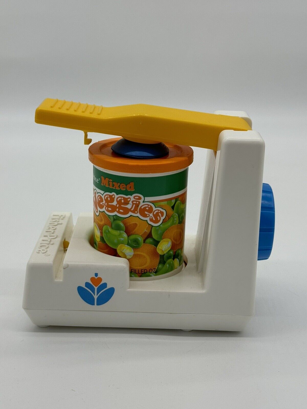 1987 FISHER PRICE Play Food CAN OPENER Set Fun With Food Kitchen Cooking Vintage