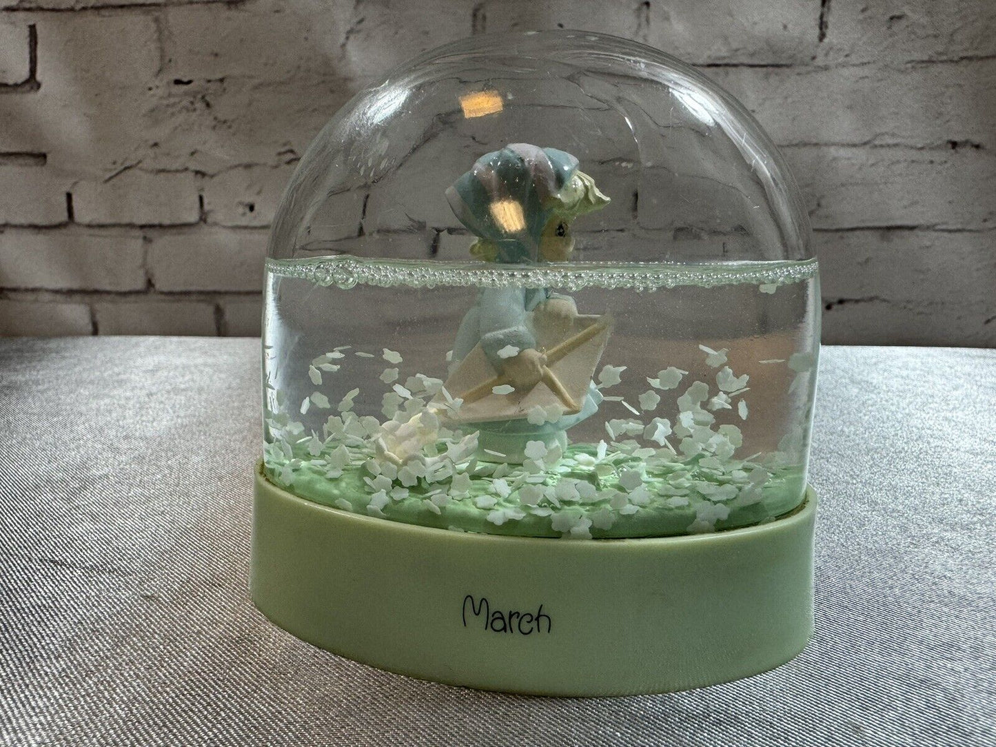 5 Precious Moments Snow Globes LOT