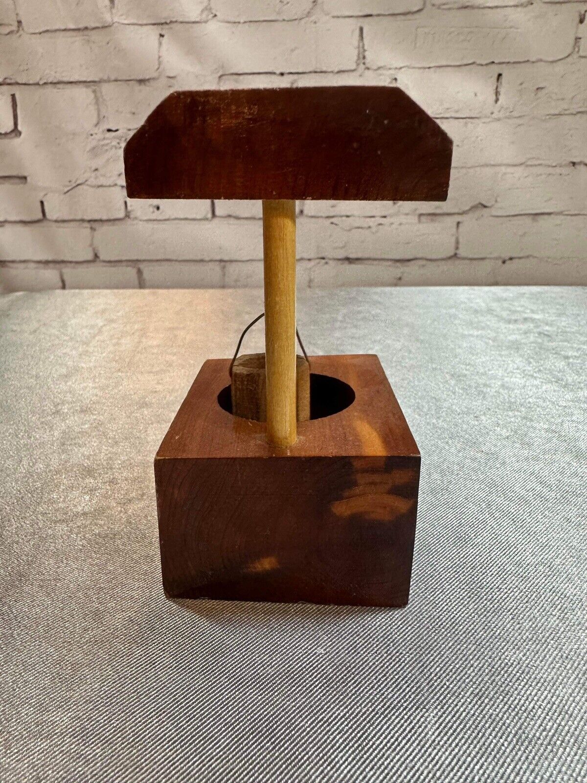 Vintage Wood Wishing Well Brewton Alabama Souvenir