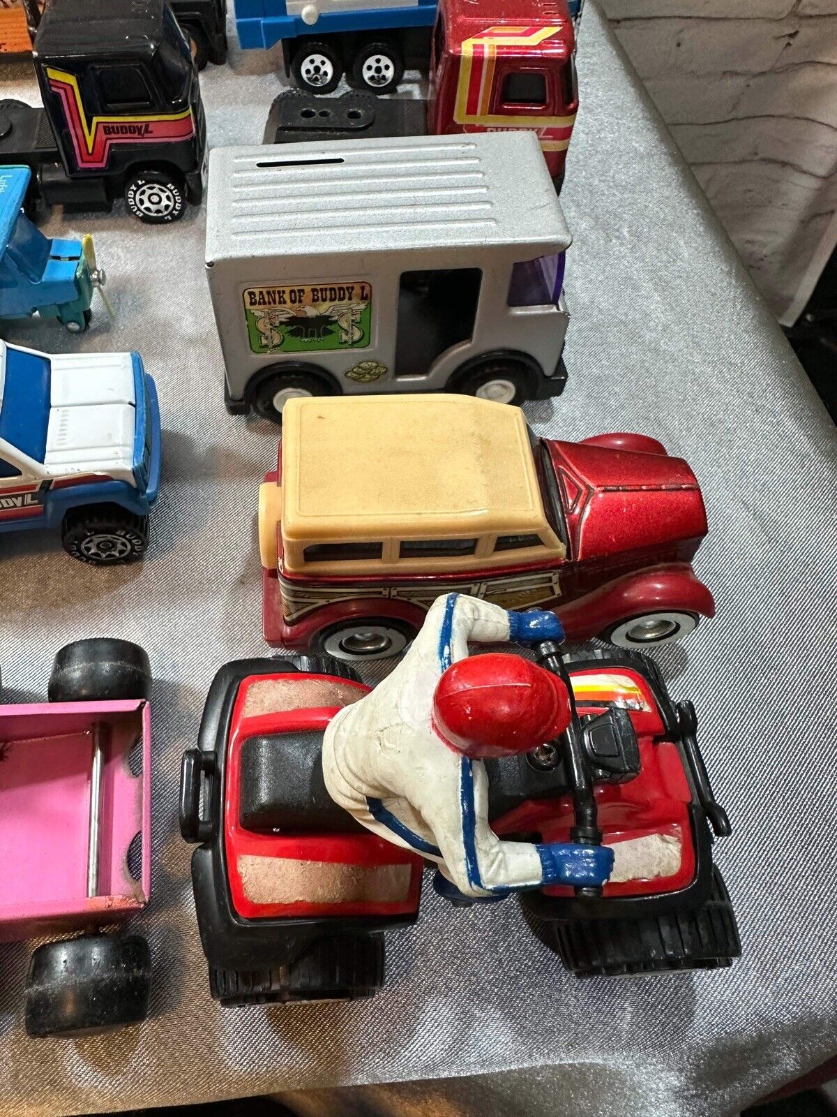 Vintage Lot Of 19 Buddy L Trucks, Cars & MORE 60s/70s/80s VTY