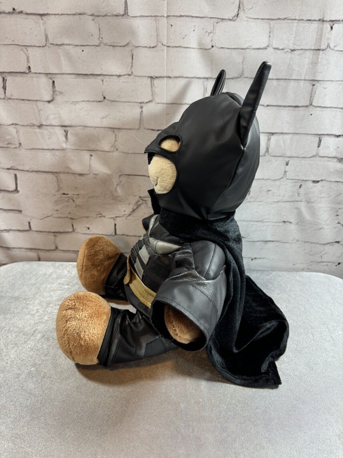 Build A Bear BAB Stuffed Animal Plush in Dark Knight Rises Batman Outfit CTY FNF