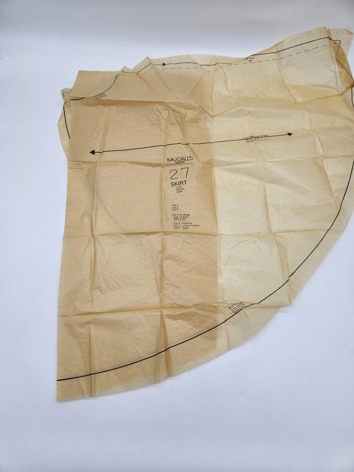 Christmas Stocking Ornaments Skirt McCalls 7225 Craft Sewing Pattern VTG Wreath