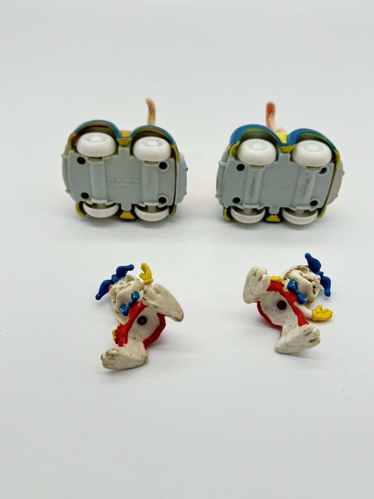 Lot of 6 Vintage 1987 3" Disney Roger Rabbit Figure Character Toys & Cards