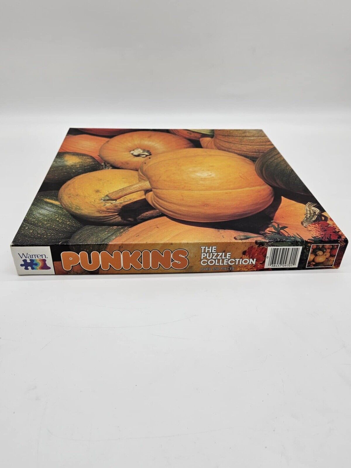 Vintage Warren "Punkins" Pumpkin Themed 550 Piece Jigsaw Puzzle New Sealed