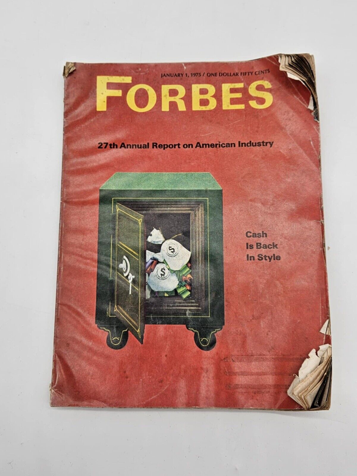 Forbes Magazine Vtg 1977 Rare Ads Annual Report Industry 222 pages