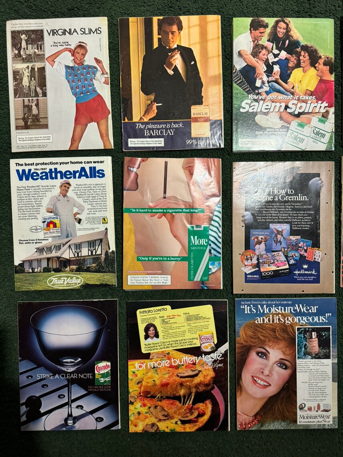 Family Circle magazine lot - Early 1980's lot of 9 - Vintage Back Issue