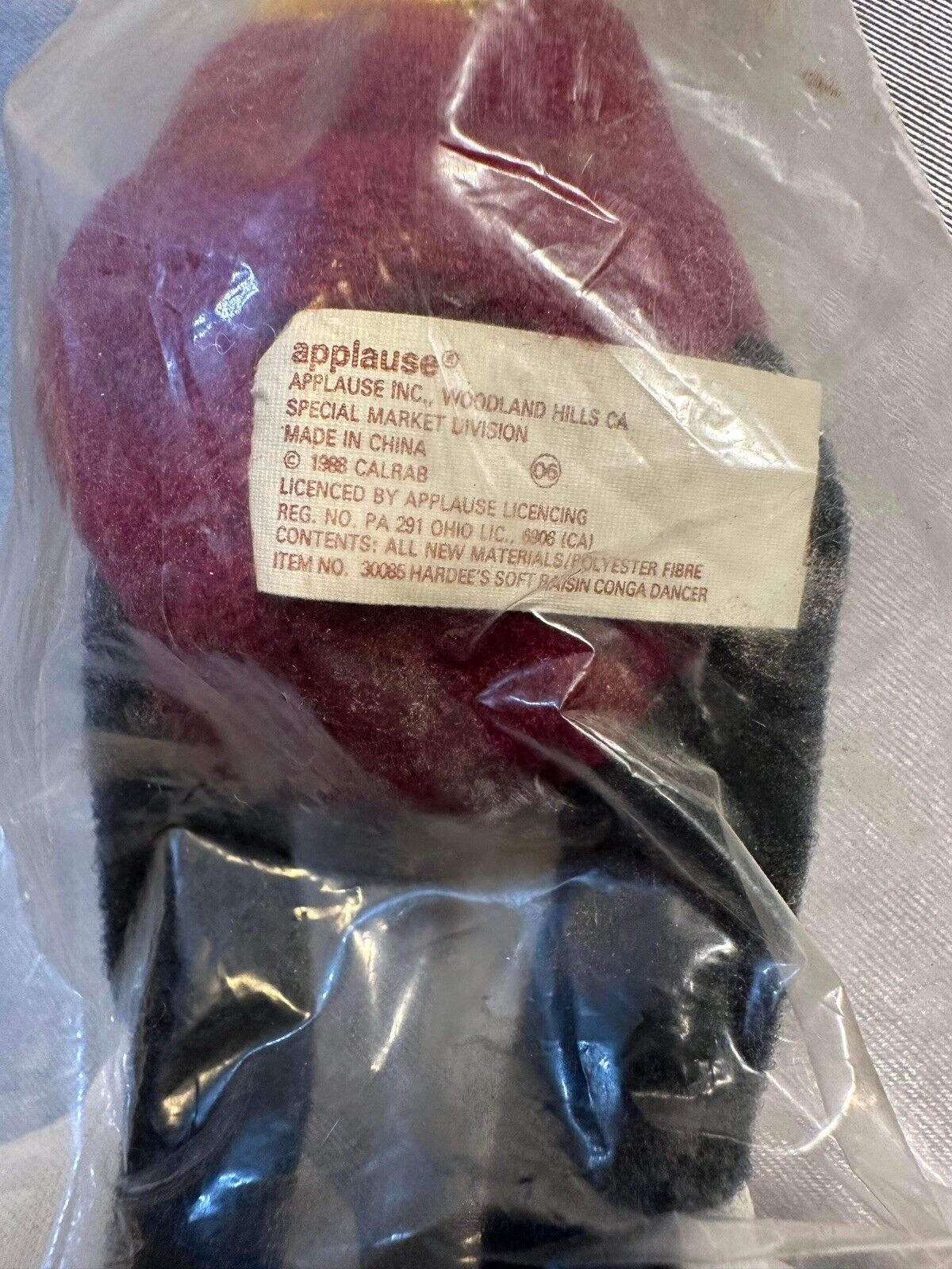 California Raisins Plush Applause Figures Vintage 80s Toys VCTY