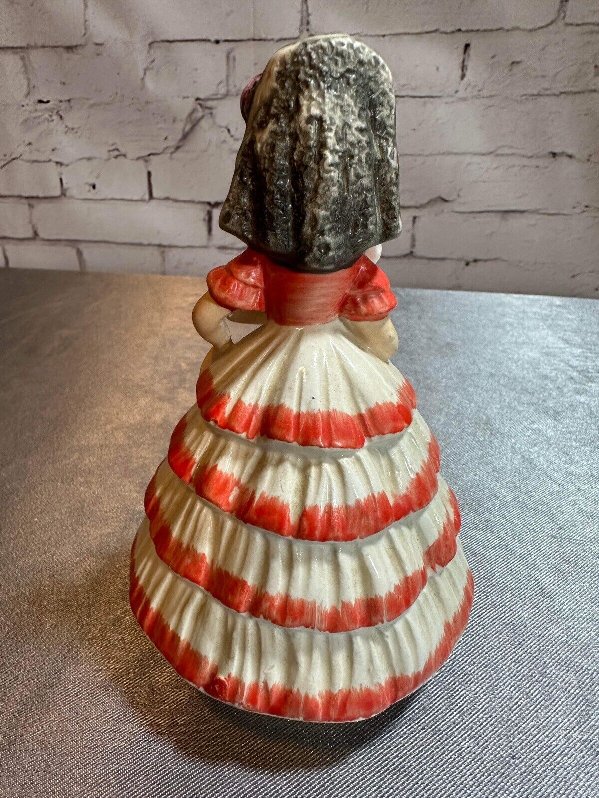 Vintage Sankyo Porcelain figurine Girl W/ Umbrella VFG