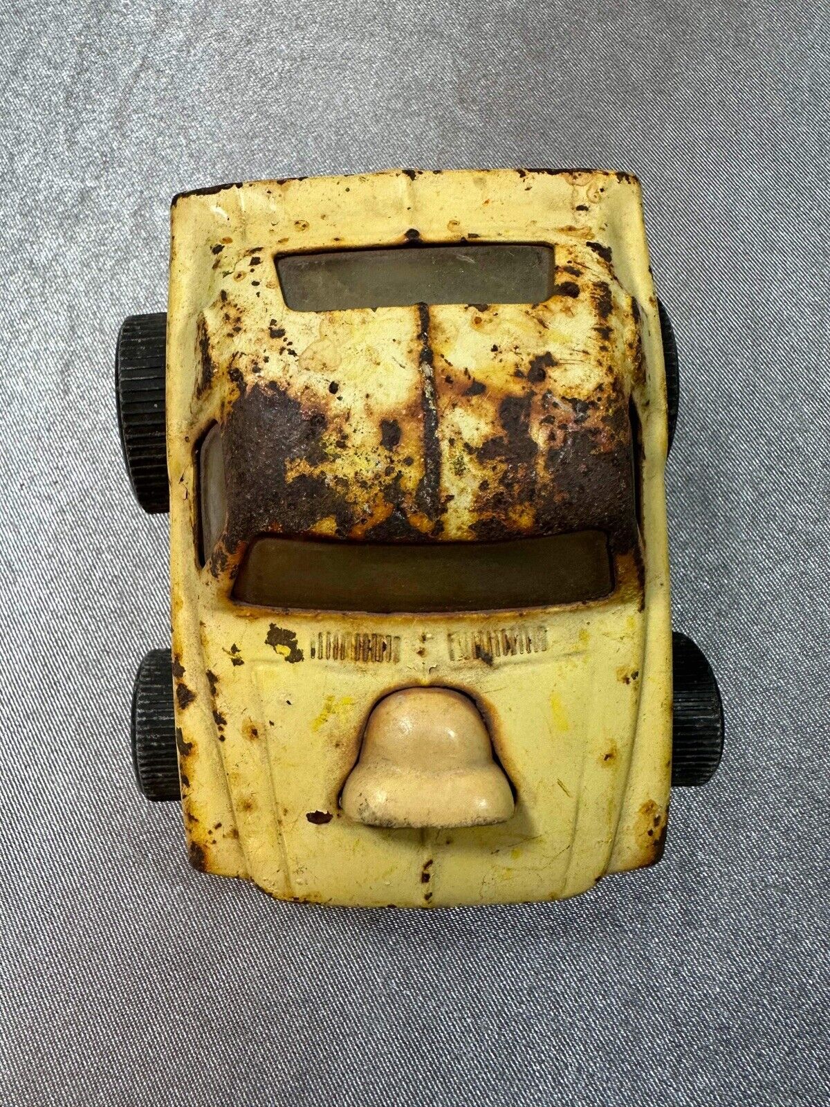 Vintage Yellow Tonka Car Die Cast 3 inch VTY 003