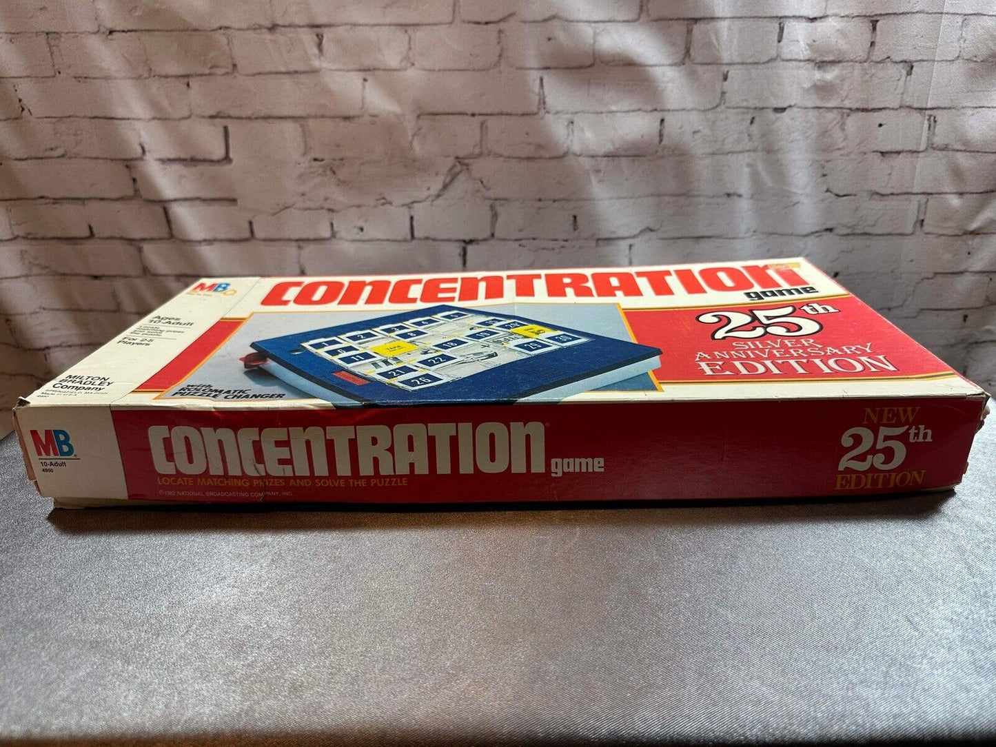 Concentration 25th SILVER ANNIVERSARY edition Milton Bradley VGM