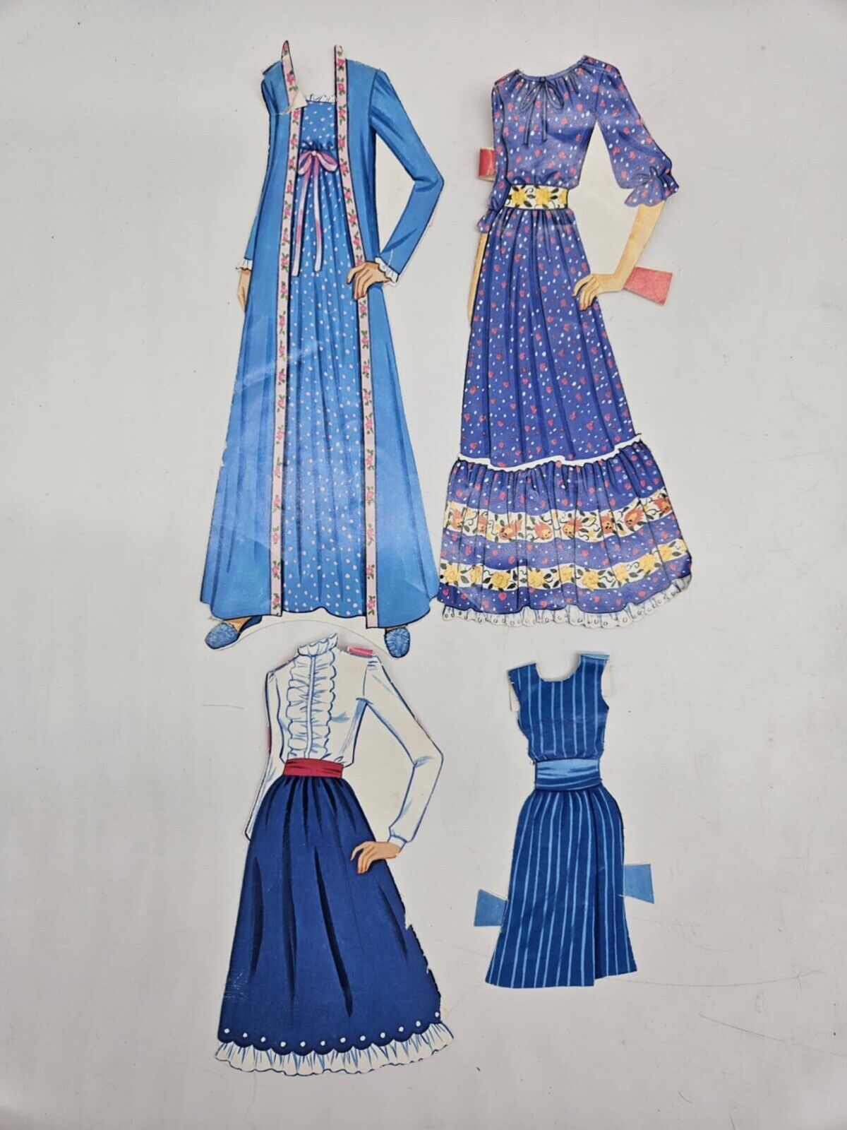 1984 Crystal Barbie Paper Doll & Paper Clothes