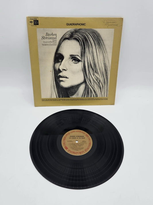 Barbra Streisand Quadraphonic Lp Live Concert At The Forum On Columbia - Vg+ To