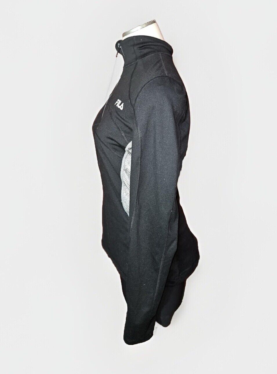 Fila Sport Shirt Womens Small Running Long Sleeve Activewear Pullover Collar