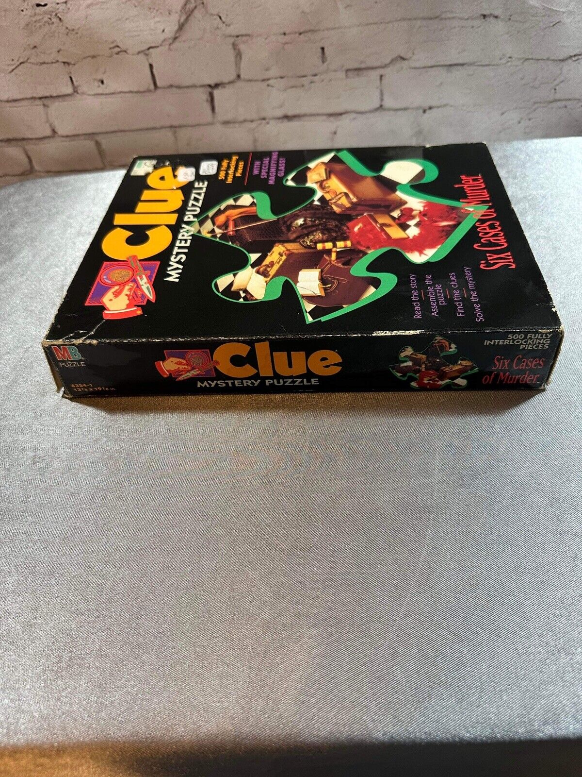 1992 Clue Mystery Puzzle- Six Cases Of Murder
