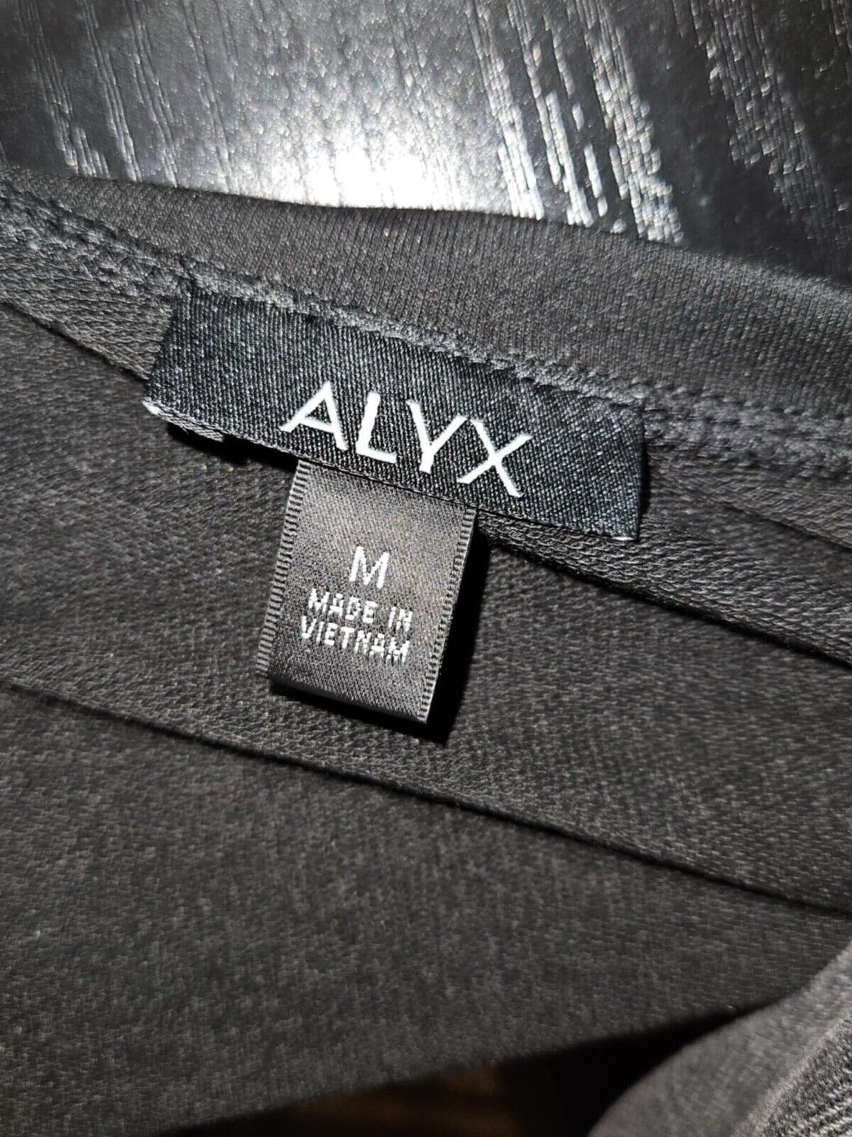 ALYX Womens Black and White Tunic Top Size Medium