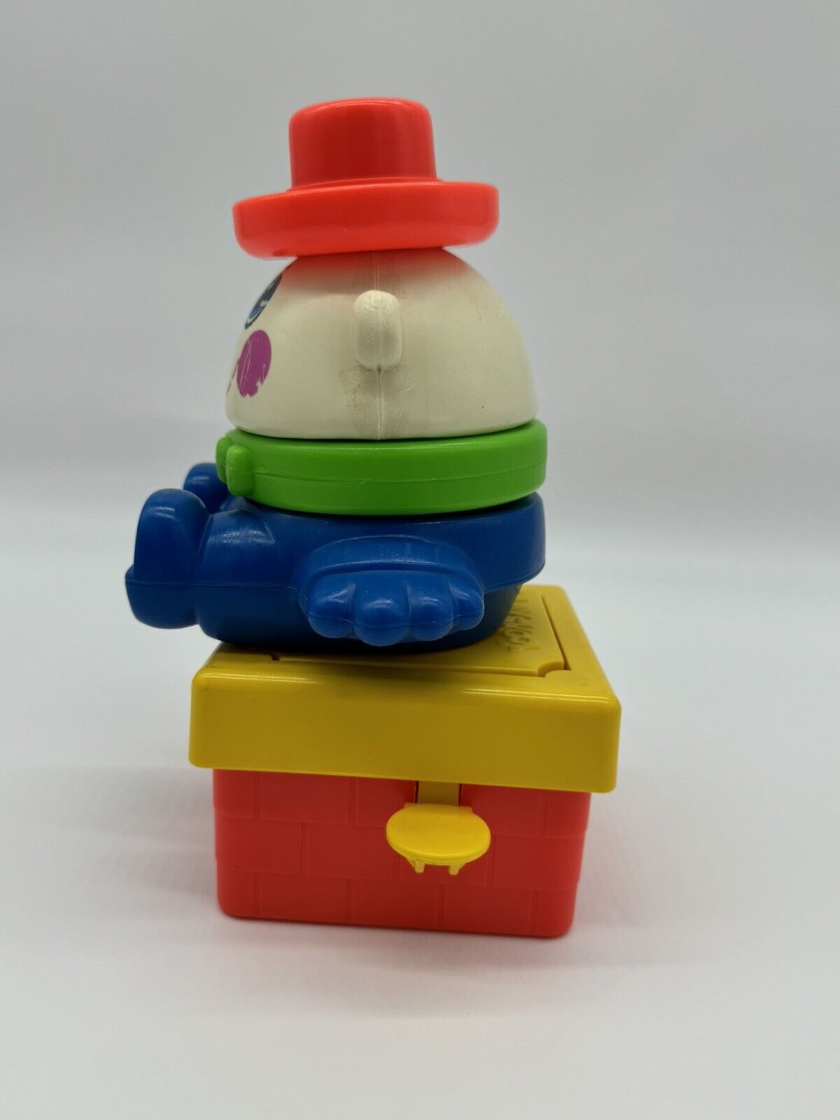 Vintage Playskool Stack n Pop Humpty Dumpty Toy Complete with Hat 1983 VTY