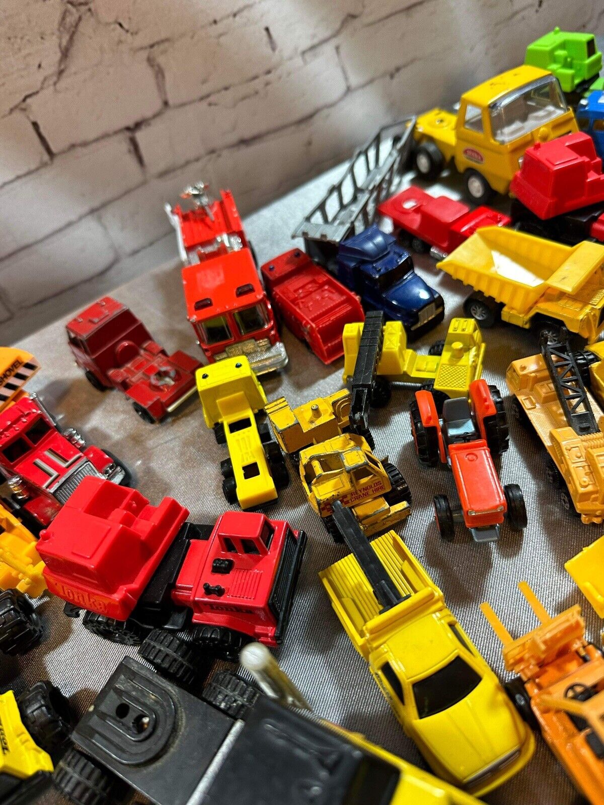 lot of 70 vintage toy trucks 1960's 1970’s 1980’s 1990s 2000s VTY