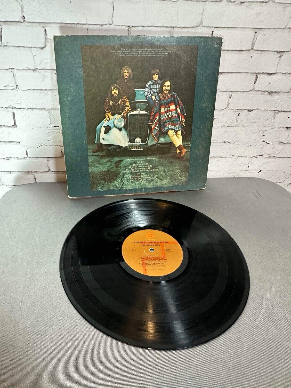 Creedence Clearwater Revival Gold Vinyl Record LP FANT-9418 VG++ UC