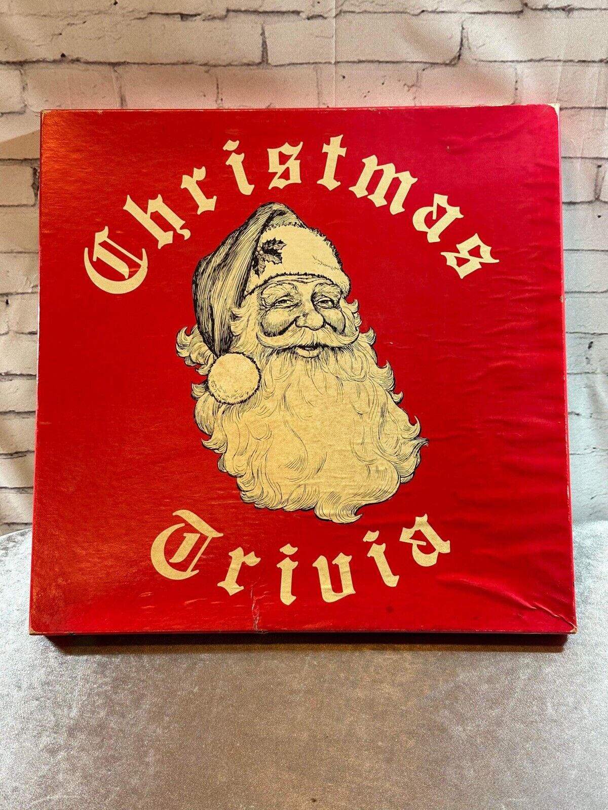 Vtg 80s Christmas Trivia Board Game COMPLETE 1985 Sealed VGM QCC