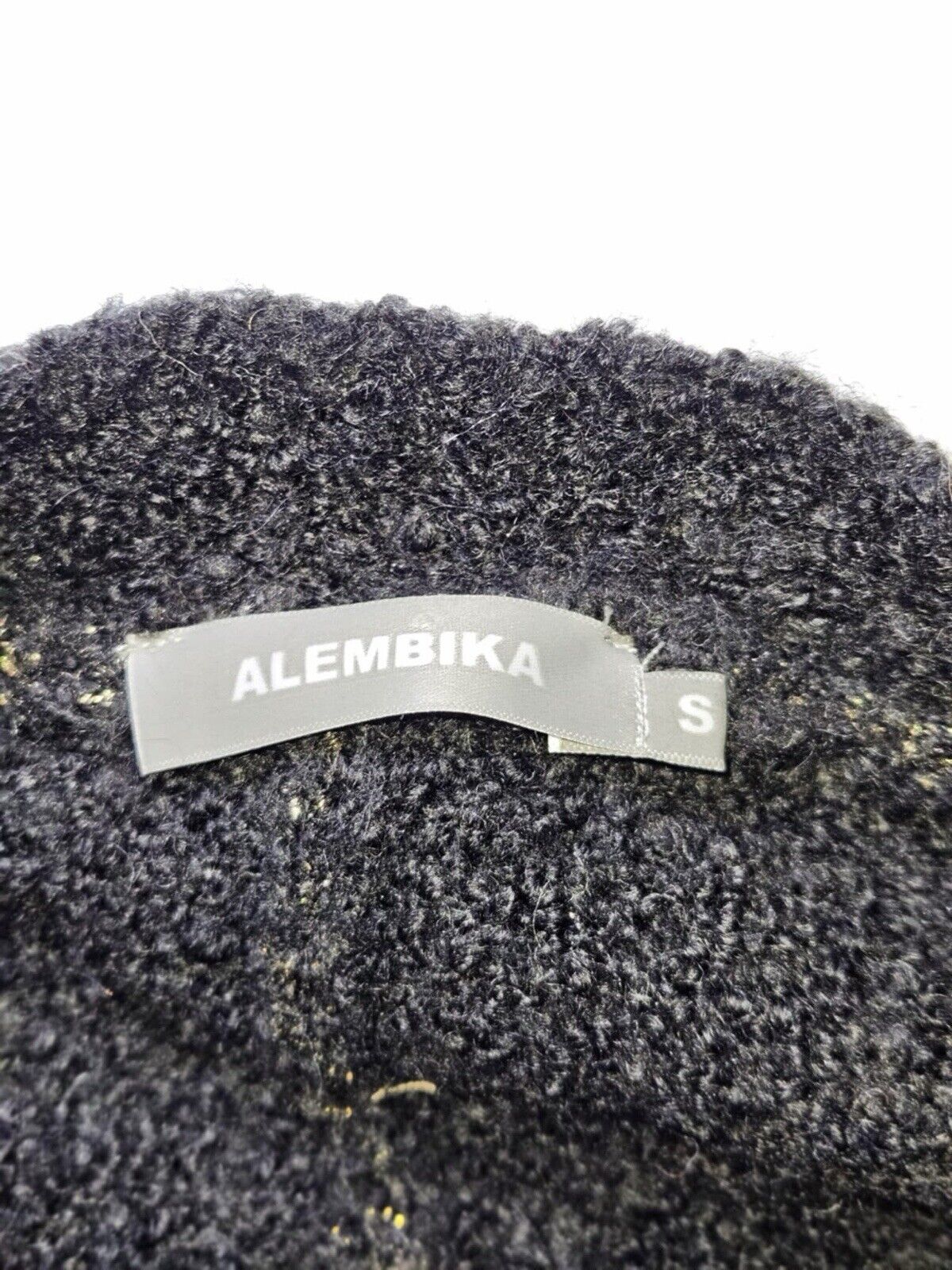 ALEMBIKA OVERSIZED THICK GRAY SWEATER PONCHO ~ Sz Small