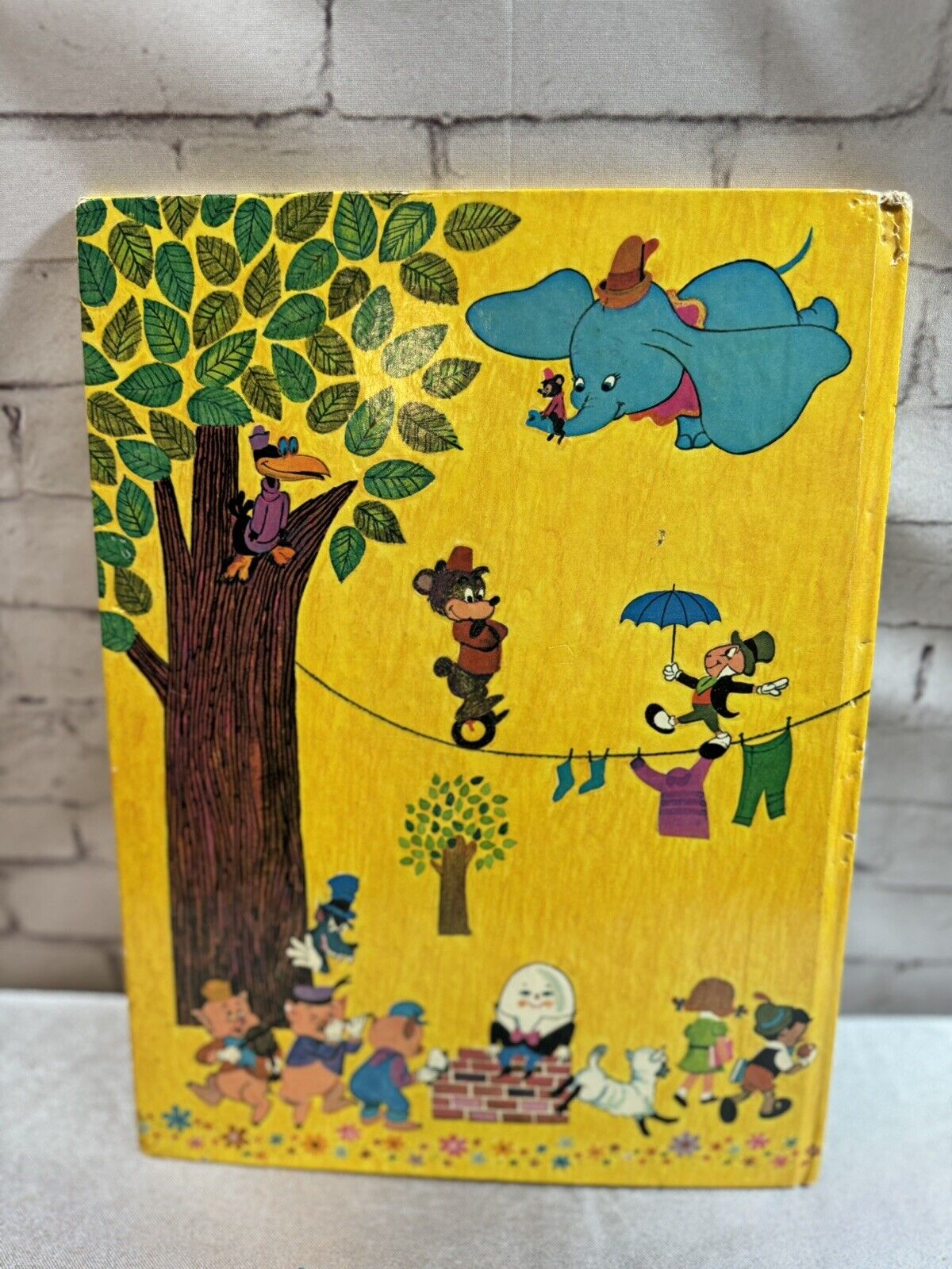Walt Disney's Mother Goose 1973 Color Illustrations 12.5 inches tall VBKS