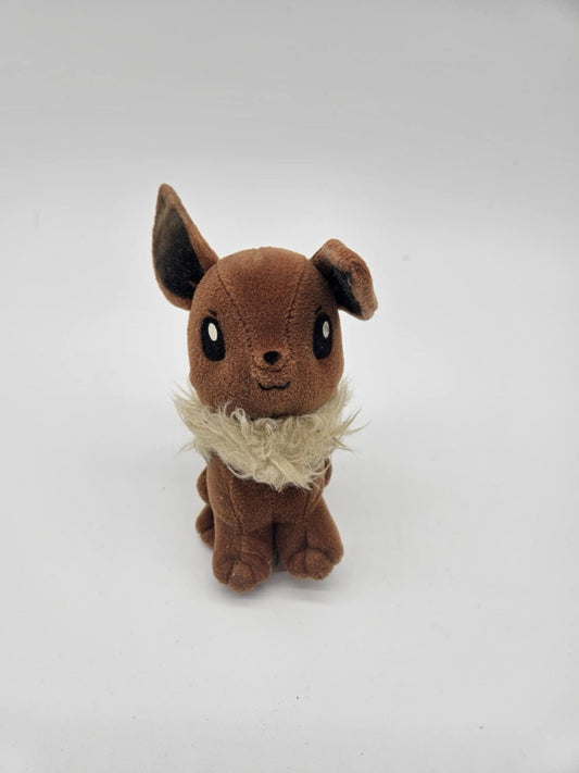 6in Eevee Plush| 1998 | Pokemon Hasbro Nintendo Game Freak Creatures