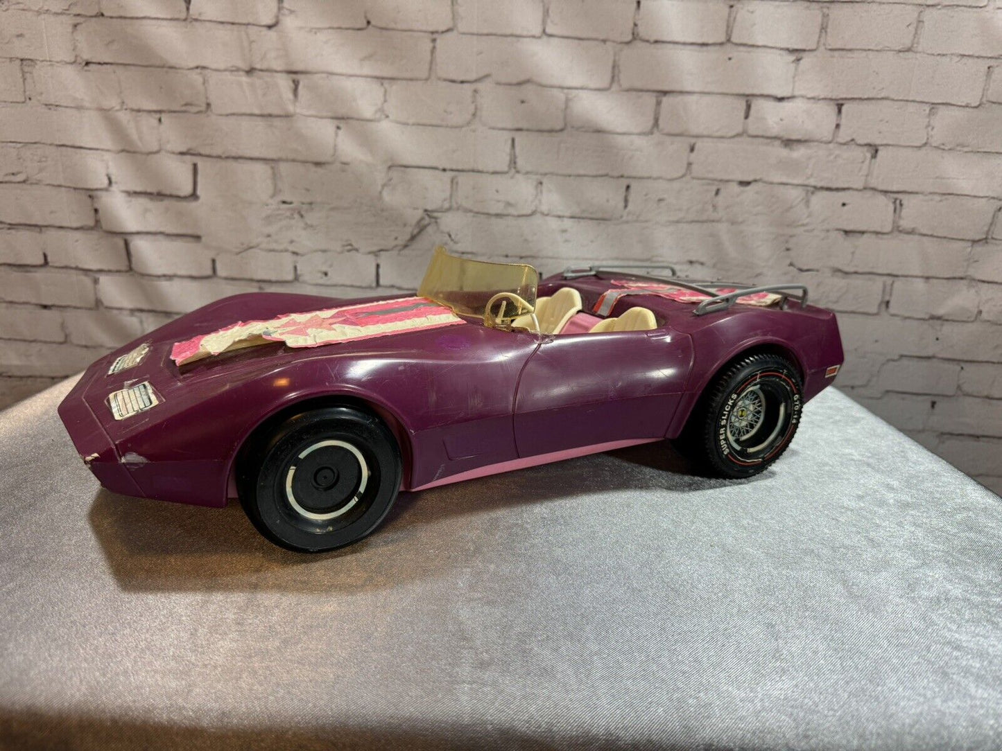 Vintage Mattel Barbie 1975 Starvette Purple Star Vette VTY