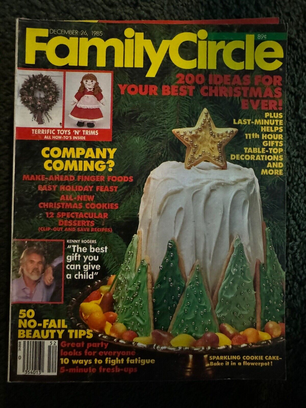 Family Circle magazine lot - Early 1980's lot of 9 - Vintage Back Issue