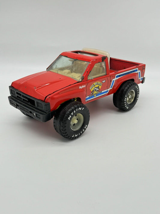 VINTAGE Nylint 4x4 Truck Big Beast Exploring Club Red Pickup Pressed Steel 12"