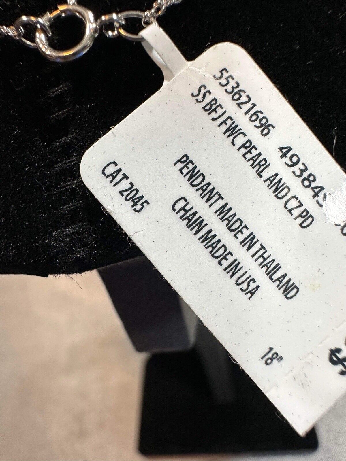 Round Pearl 10mm Simulated Cz Gemstone 925 Sterling Silver Jewelry Necklace MJWL