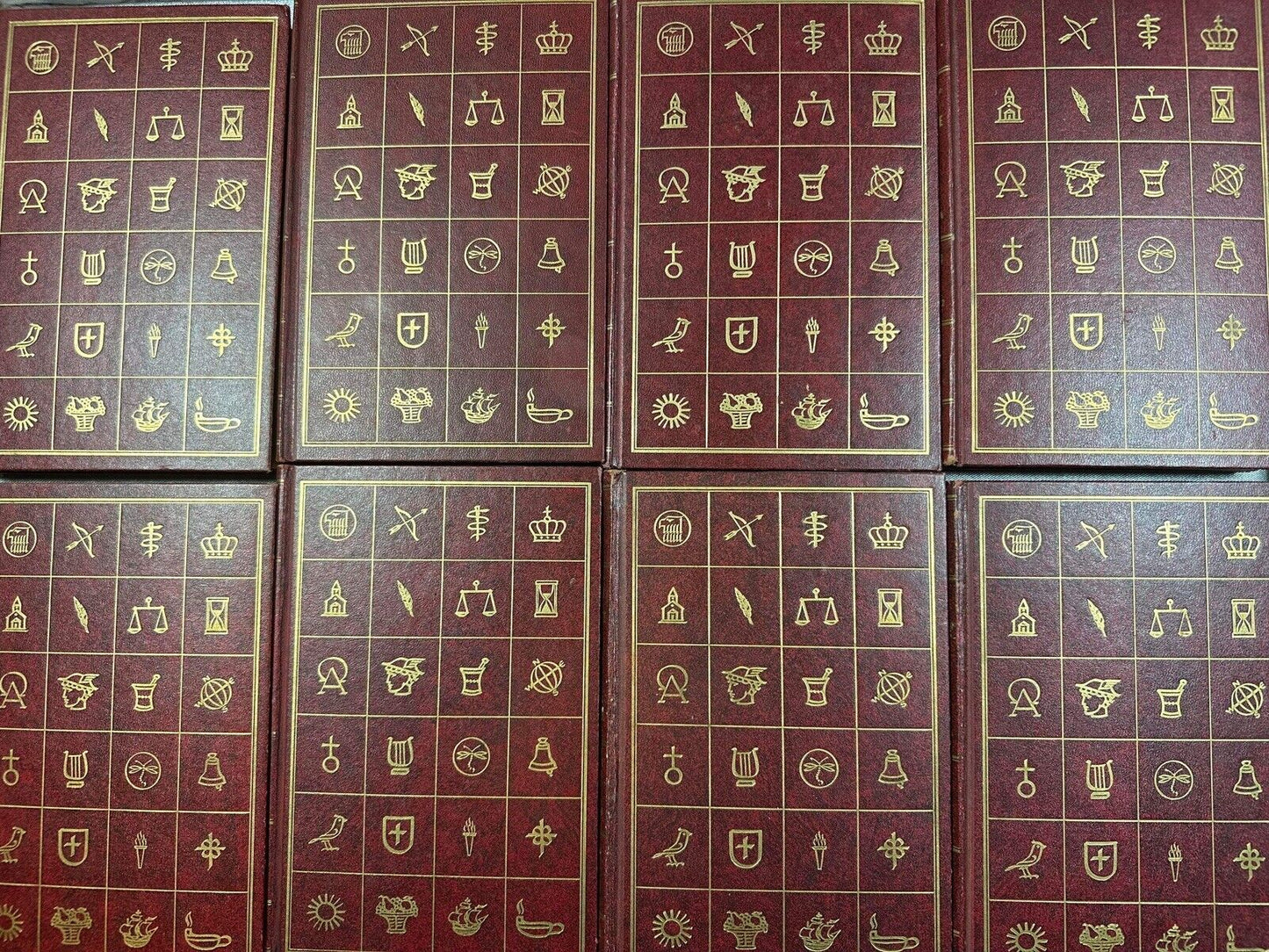 1956 Pictured Knowledge The Full Color Encyclopedia Set Volumes 1-14 VBKS TNO